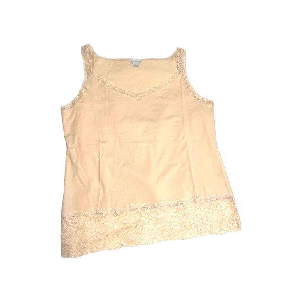 Sundance Elan Lace Tank Top XXL Blush NWT
